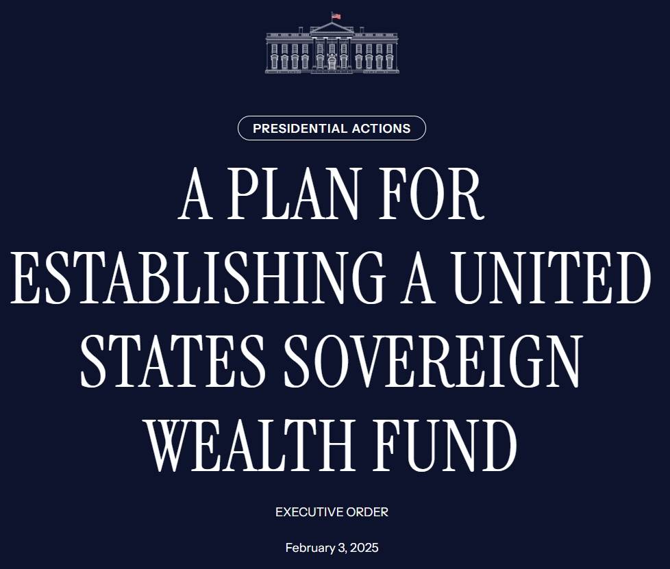 川普簽署行政命令：建立美國主權基金︱理財鴿
