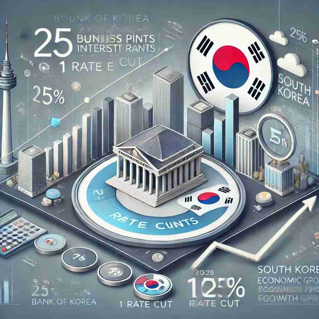 韓國央行降息1碼！2025經濟預期下修至1.5%︱理財鴿